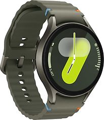 Image of Samsung Galaxy Watch7 44 mm aluminium kast groen op sportbandje M/L groen [wifi + 4G] (Refurbished)