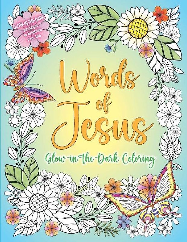 Words of Jesus Glow-In-The-Dark Coloring
