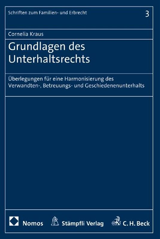 Grundlagen des Unterhaltsrechts