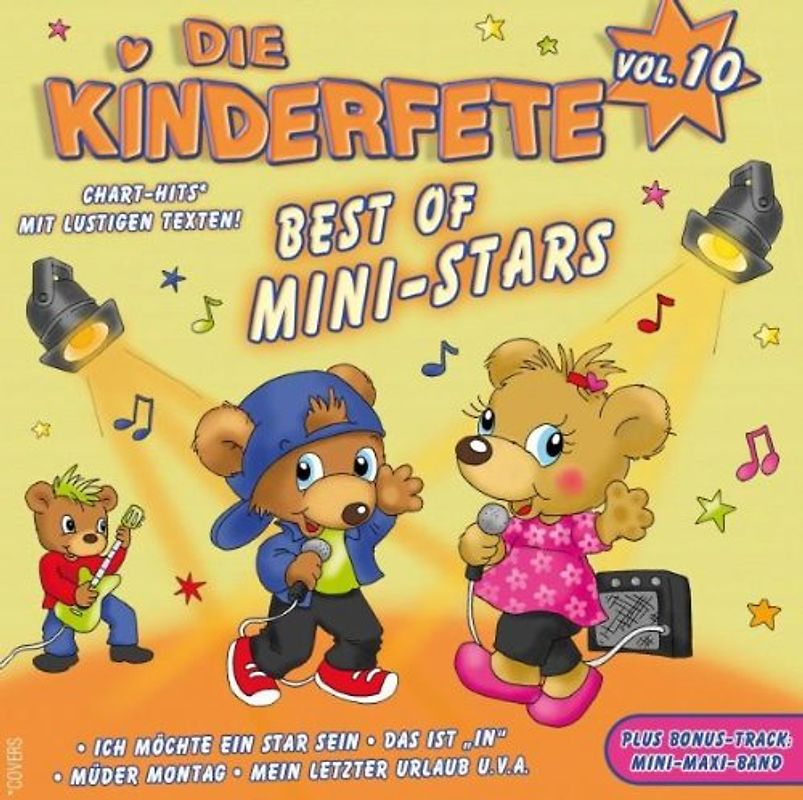 Kinderlieder - Die Kinderfete Vol.10 Best of Mini Stars