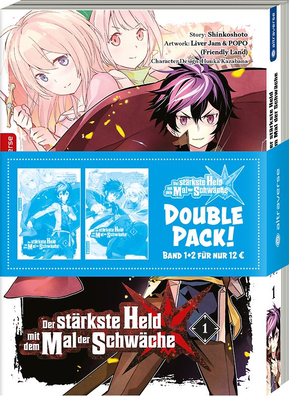 Der stärkste Held mit dem Mal der Schwäche Double Pack 01 & 02
