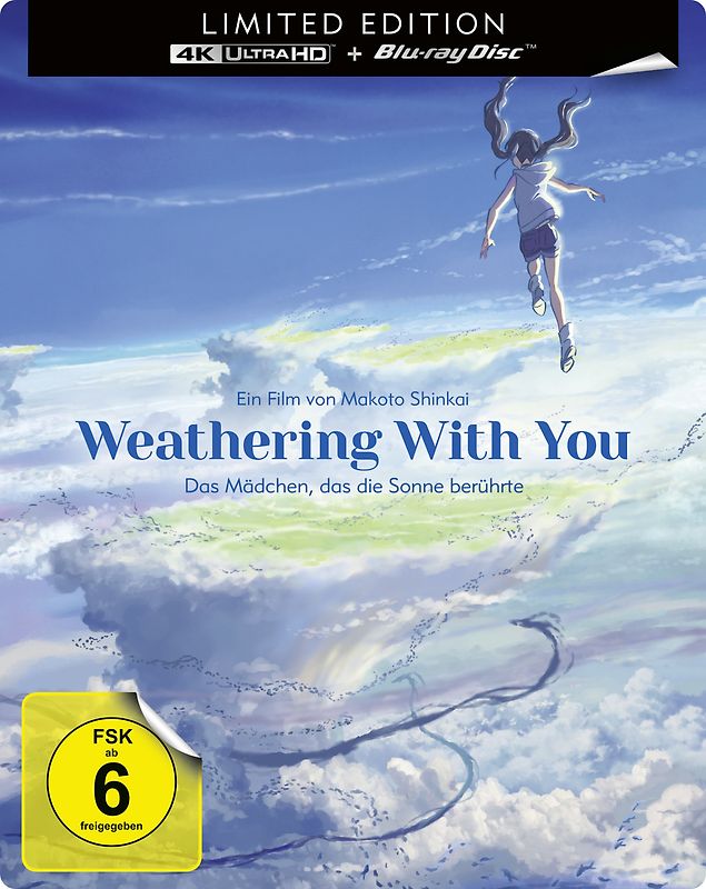 Weathering With You - Das Mädchen, das die Sonne berührte 4K inkl. Blu-ray, Limited Steelbook Edition] 4K Ultra HD Blu-ray