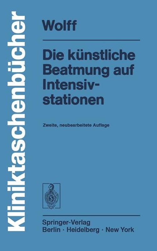 Die künstliche Beatmung auf Intensivstationen