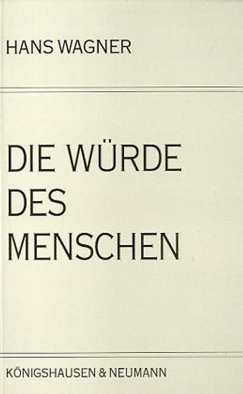 Die Würde des Menschen