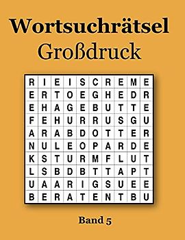 Wortsuchrätsel Großdruck Band 5