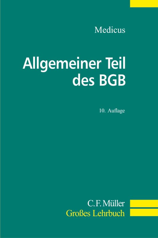 Allgemeiner Teil des BGB
