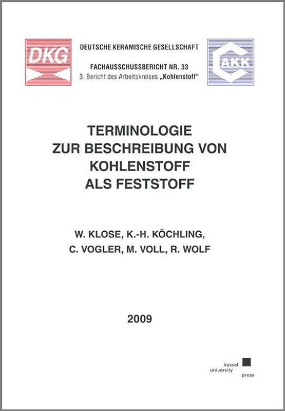 Terminologie zur Beschreibung von Kohlenstoff als Feststoff