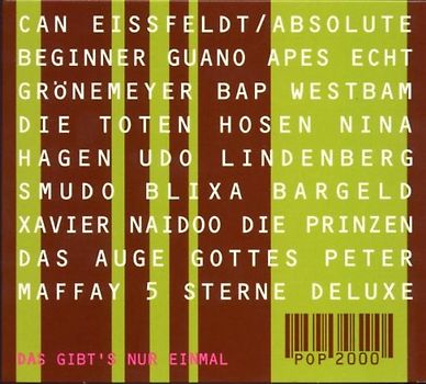 Pop 2000 - POP 2000 - Das gibt's nur einmal