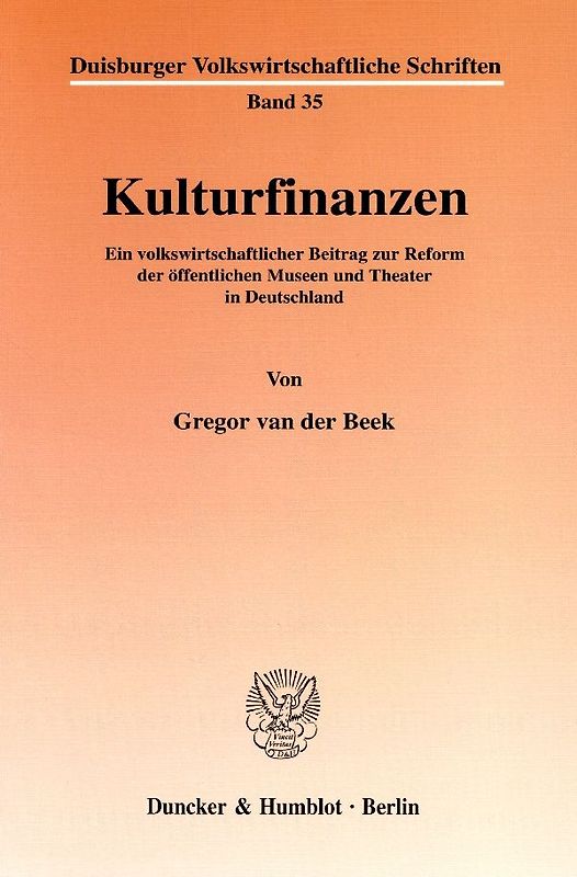 Kulturfinanzen.