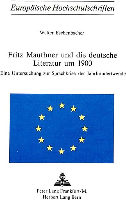 Fritz Mauthner und die deutsche Literatur um 1900