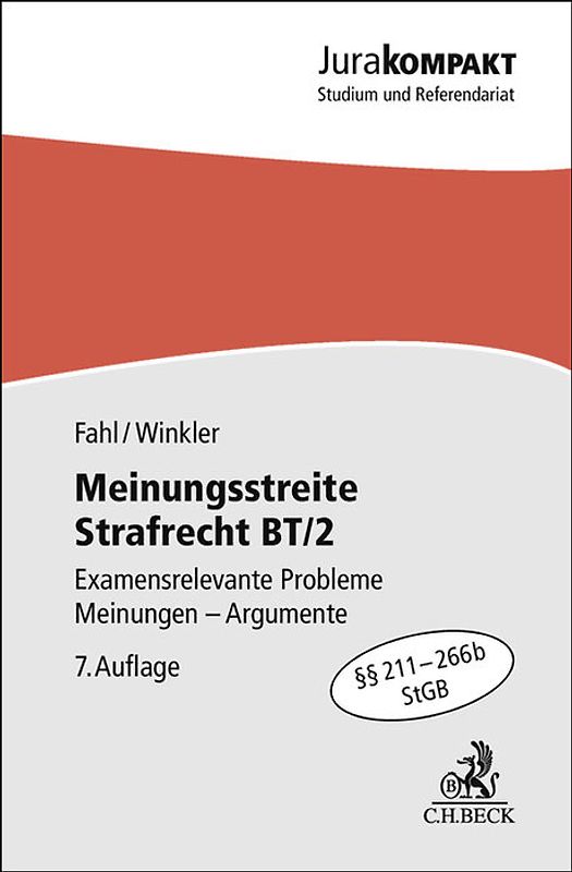 Meinungsstreite Strafrecht BT/2