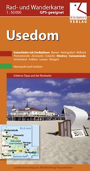 Rad- und Wanderkarte Usedom