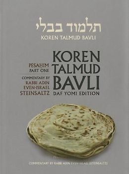 Koren Talmud Bavli Daf Yomi (B&w) Edition, Vol. 6: Pesahim, Part 1