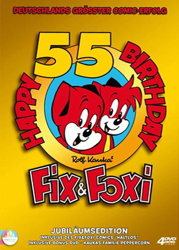 Fix & Foxi - 55 Jahre Jubiläums Edition (4 DVDs) DVD