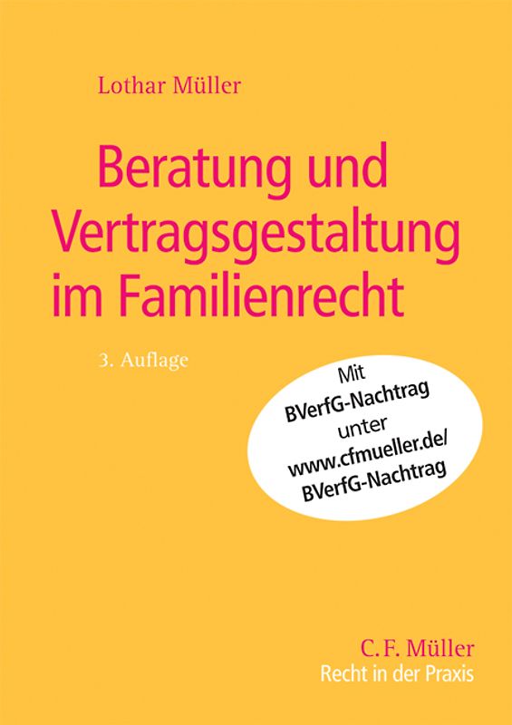 Beratung und Vertragsgestaltung im Familienrecht