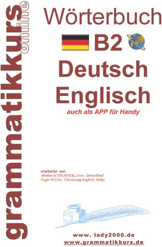 Wörterbuch B2 Deutsch - Englisch