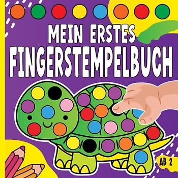 Mein Erstes Fingerstempelbuch Ab 2: Mein Erstes Fingermalbuch | Mehr als 34 Zeichnungen | Fingerstempelbuch Ab 2 | Fingerfarben Malbuch | Finger ... Ab 2 | Stempelkunst Für Kleine Finger