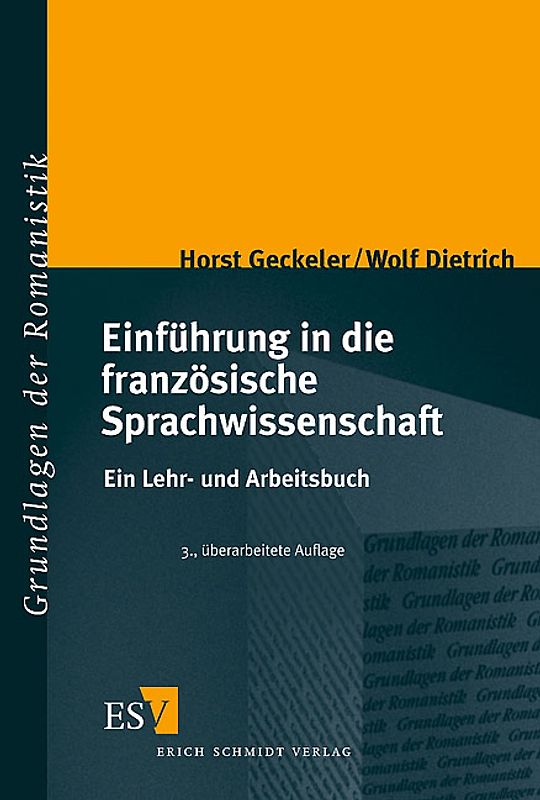 Einführung in die französische Sprachwissenschaft
