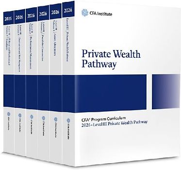 2026 Cfa Program Curriculum Level III Private Wealth Pathway Box Set
