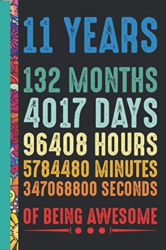 11 Years Of Being Awesome: 11 year old 11th birthday gift ideas for Daughters Son Niece-birthday gifts for 11 year old boys-gifts for 11 year old ... birthday girl-11 year old girl gift ideas