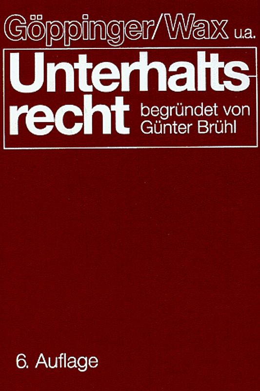 Unterhaltsrecht