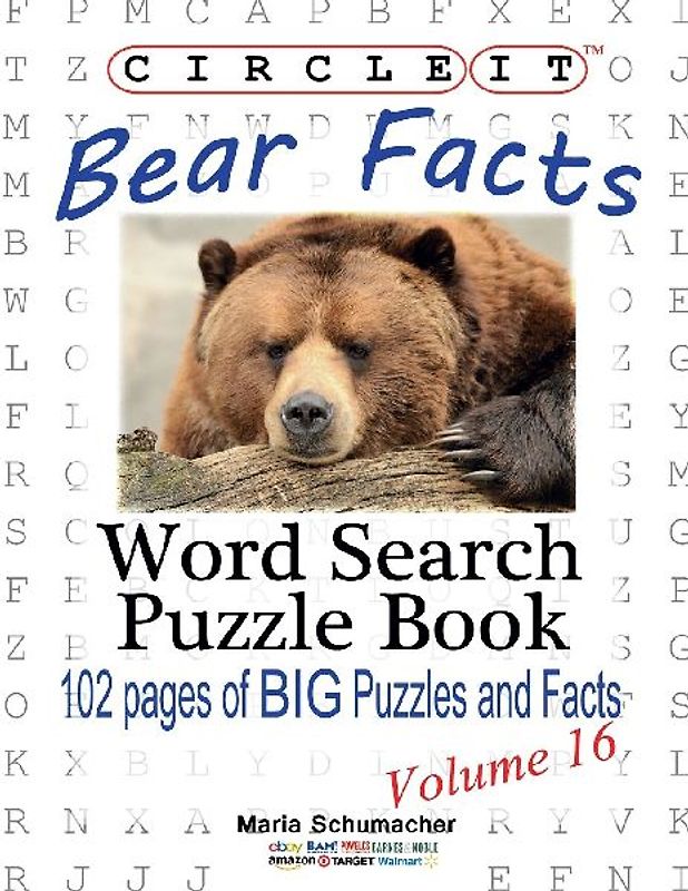 Circle It, Bear Facts, Word Search, Puzzle Book