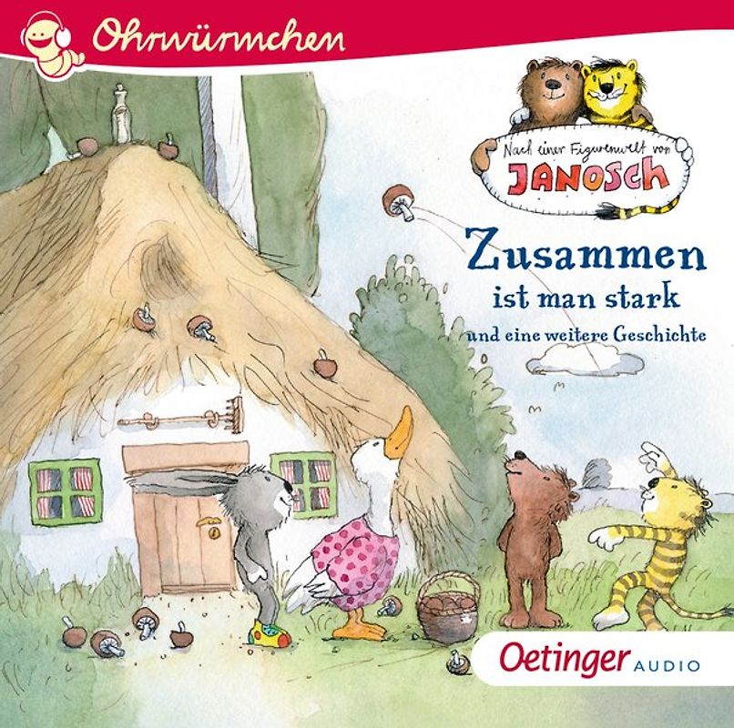 Nach einer Figurenwelt von Janosch. Zusammen ist man stark und eine weitere Geschichte