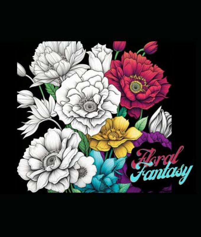 Floral Fantasy: A Relaxing Color Experience for Plant Lovers