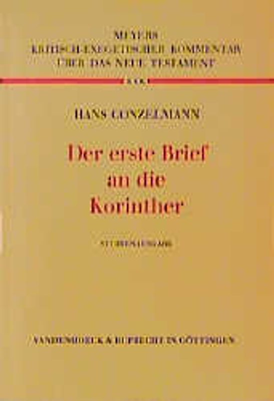 Der erste Brief an die Korinther