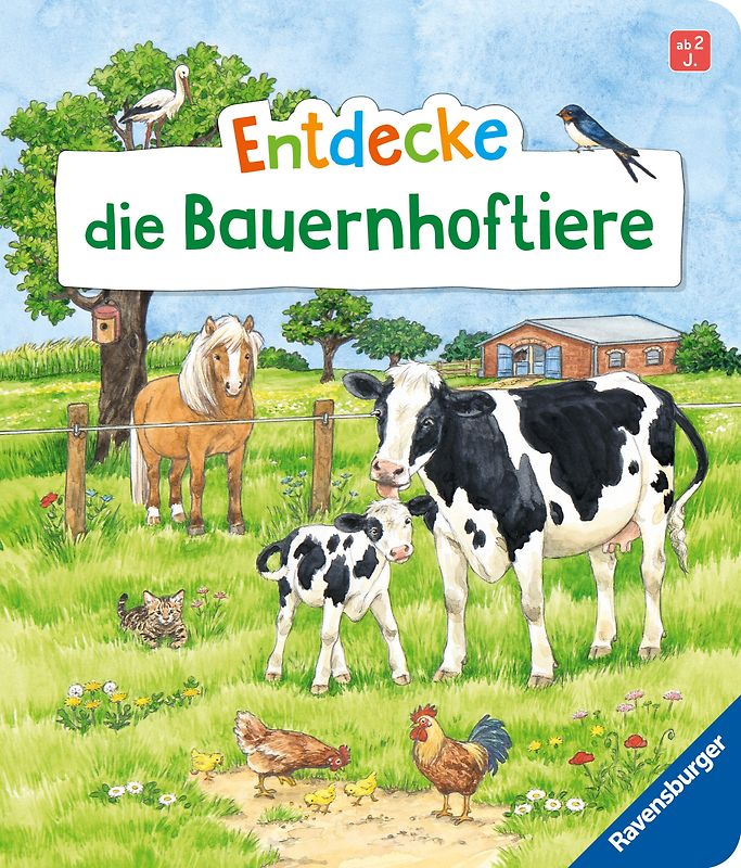 Entdecke die Bauernhoftiere