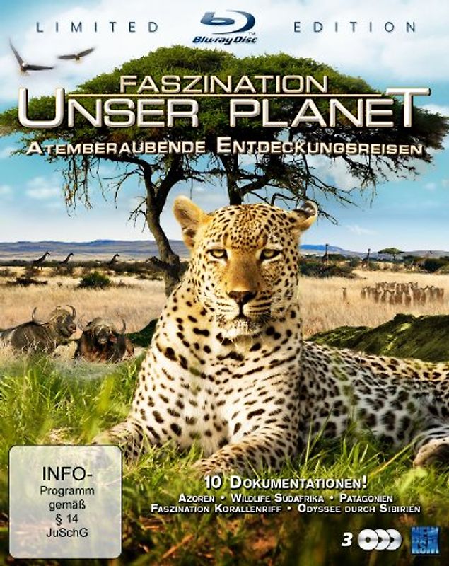 Faszination Unser Planet - Atemberaubende Entdeckungsreisen [Limited Edition, 3 Discs] Blu-ray Disc