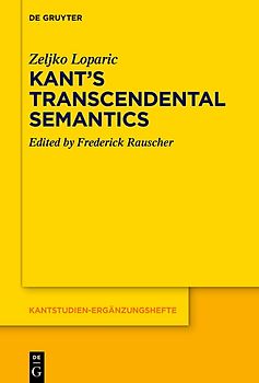Kant’s Transcendental Semantics