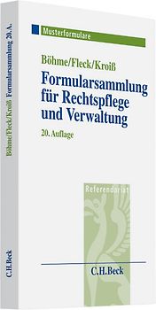 Formularsammlung für Rechtspflege und Verwaltung