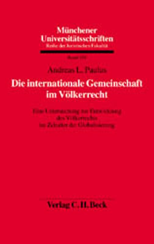Die internationale Gemeinschaft im Völkerrecht
