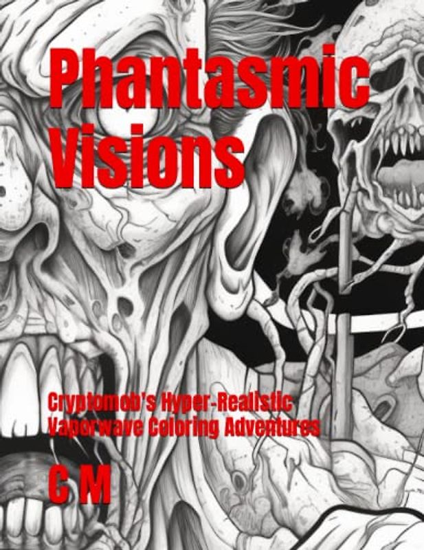 Phantasmic Visions: Cryptomob's Hyper-Realistic Vaporwave Coloring Adventures