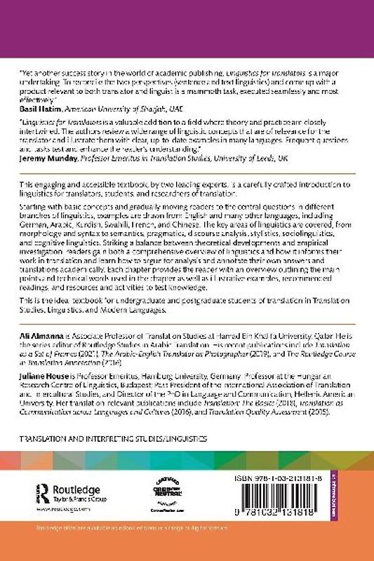 Linguistics for Translators