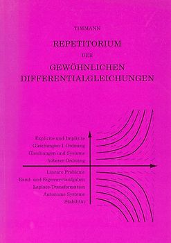 Repetitorium der gewöhnlichen Differentialgleichungen