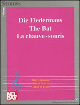 Die Fledermaus. Klavierauszug. Noten
