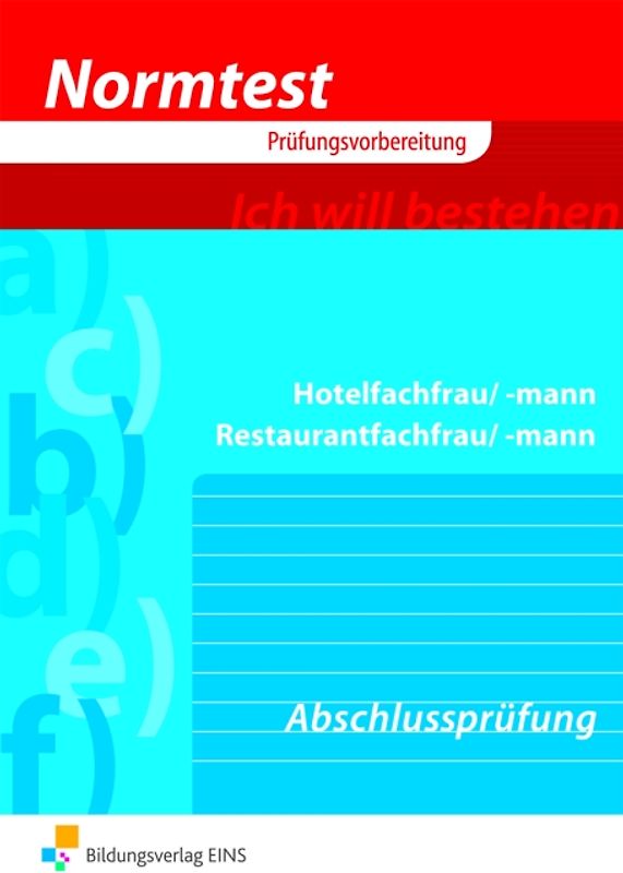 Normtest Hotelfachmann/-frau Restaurantfachmann/-frau