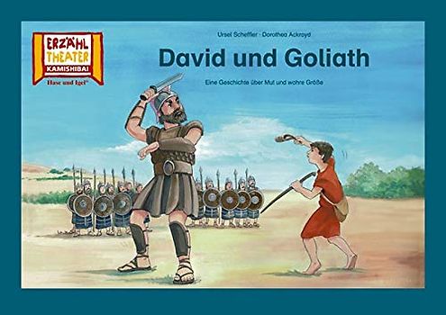 David und Goliath / Kamishibai Bildkarten: 5 Bildkarten für das Erzähltheater