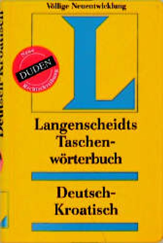 Langenscheidt Taschenwörterbücher / Kroatisch. Deutsch-Kroatisch