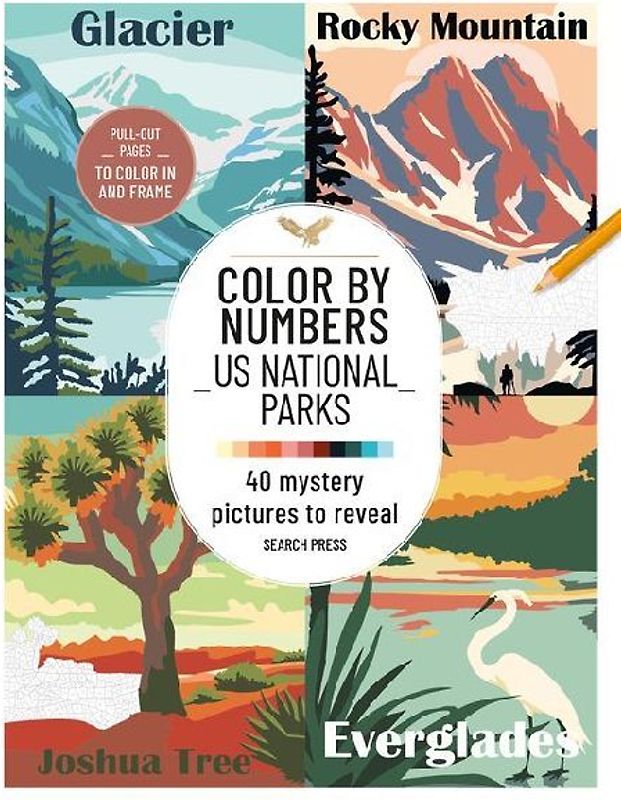 Color by Numbers Us National Parks
