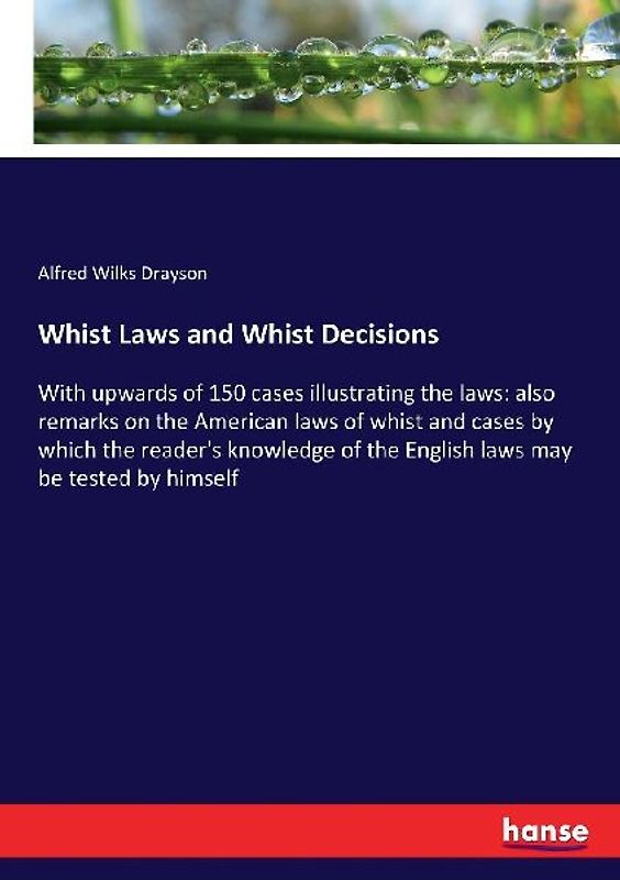 Whist Laws and Whist Decisions