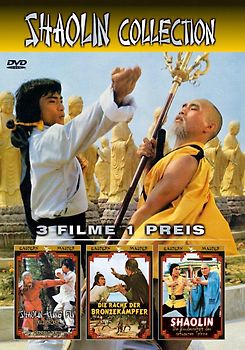 Shaolin Collection: Shaolin Kung Fu - Vollstrecker der Gerechtigkeit / Die Rache der Bronzekämpfer / Shaolin - Die Bruderschaft der schwarzen Spinne DVD