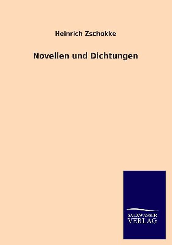 Novellen und Dichtungen