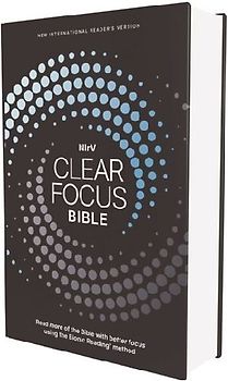Nirv, Clear Focus Bible, Hardcover, Charcoal/Blue