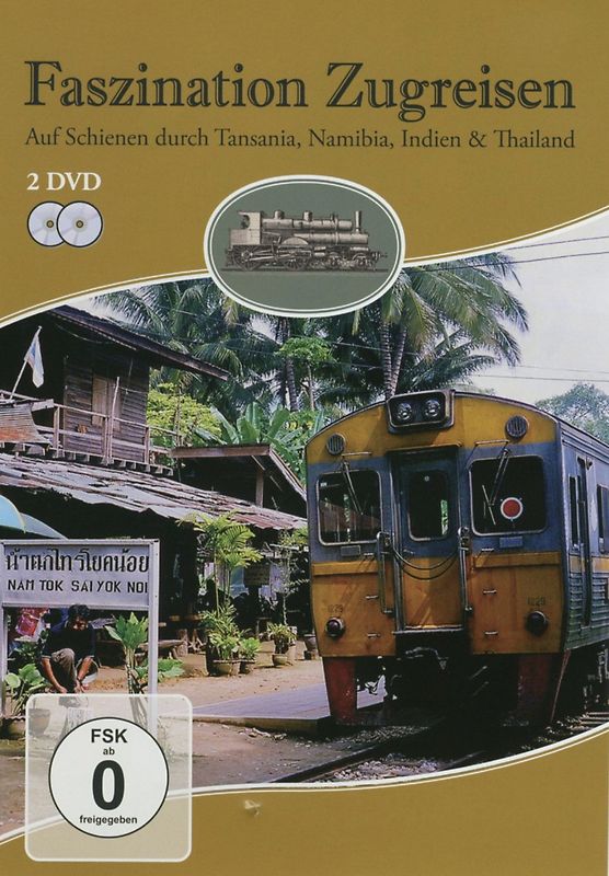 Faszination Zugreisen: Tansania, Namibia, Indien und Thailand [2 DVDs] DVD