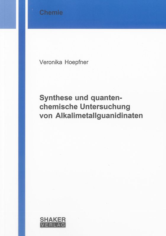 Synthese und quantenchemische Untersuchung von Alkalimetallguanidinaten