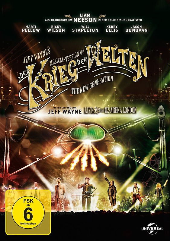 Jeff Waynes Musical Version von: Der Krieg der Welten - The New Generation DVD