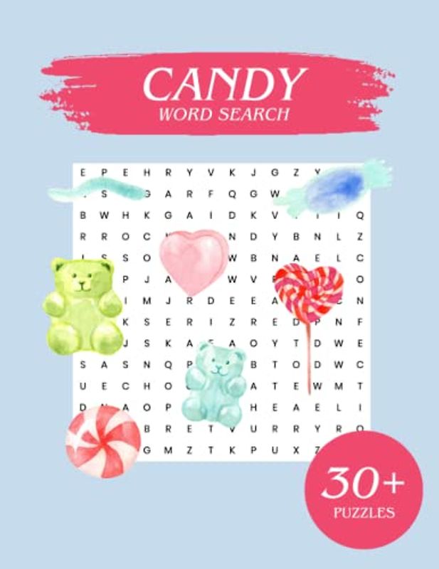 Candy Word Search: 30+ Puzzles With Answers